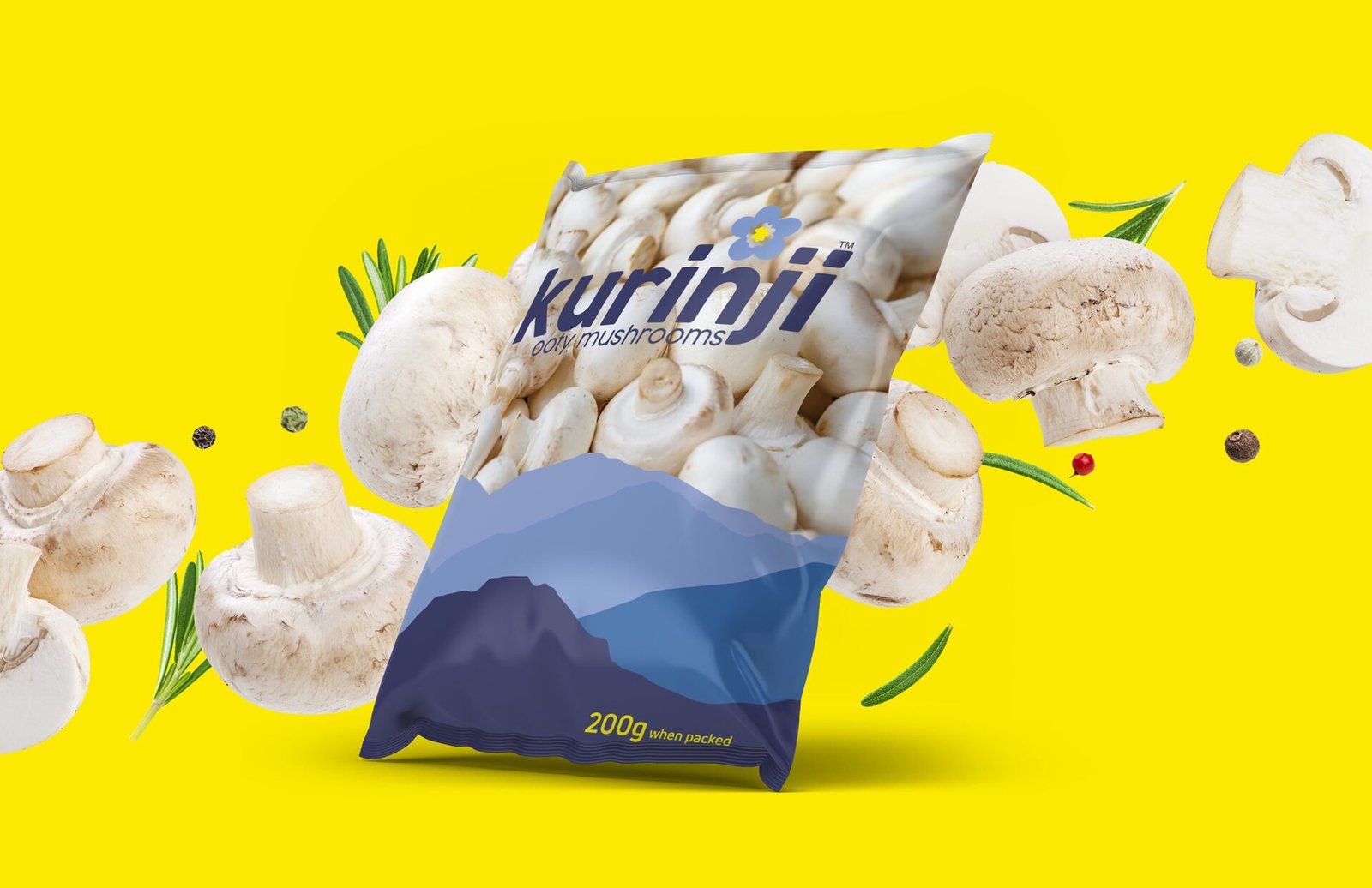 Kurinji Mushrooms Packaging Design