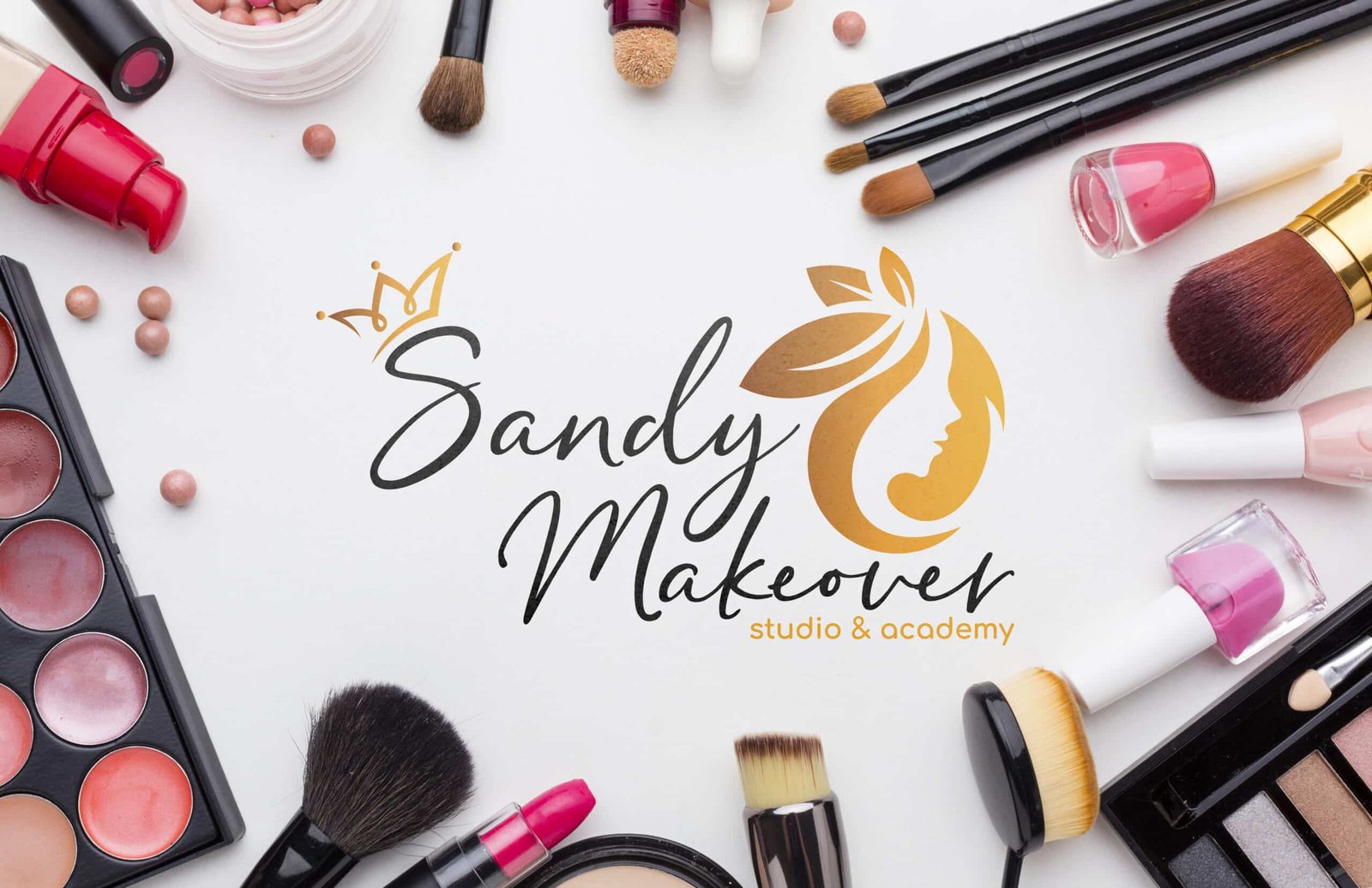 Sandy Makeover Studio Logo Design