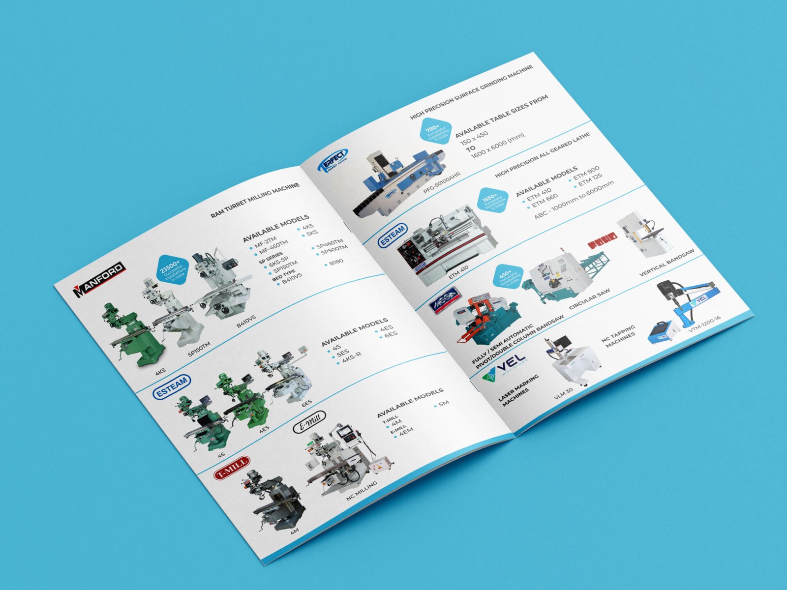 Vel Machines Brochure Design