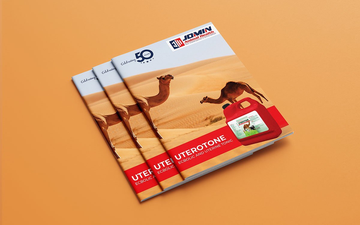 Jomin Uterotone Brochure Design